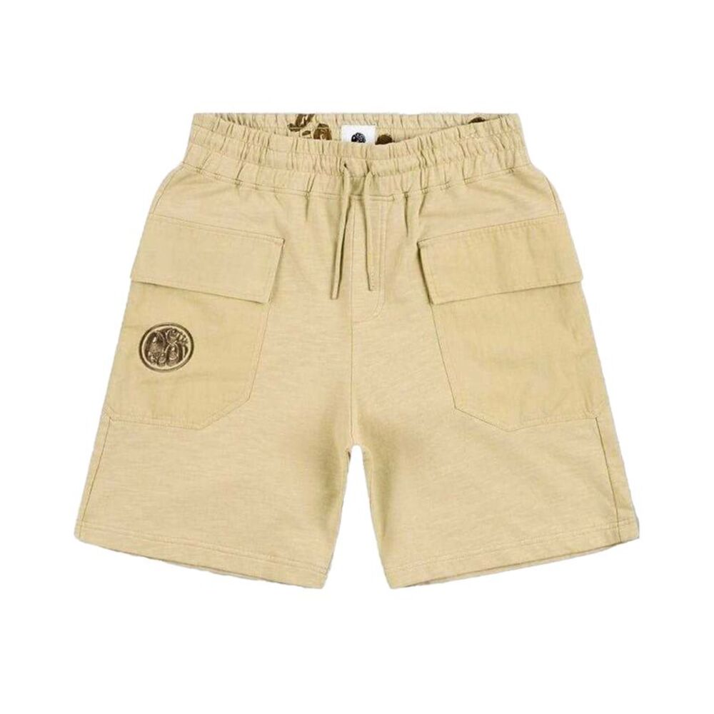 Pretty Green Mens Stamford Cargo Shorts / Taupe